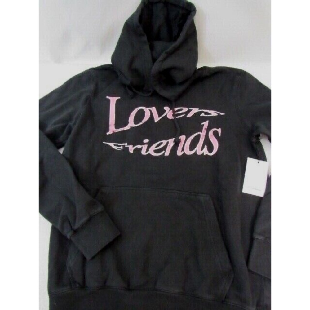 Drake‎ Hoodie Sz S Club Paradise Lovers Friends Mens Tour Black Hands Through